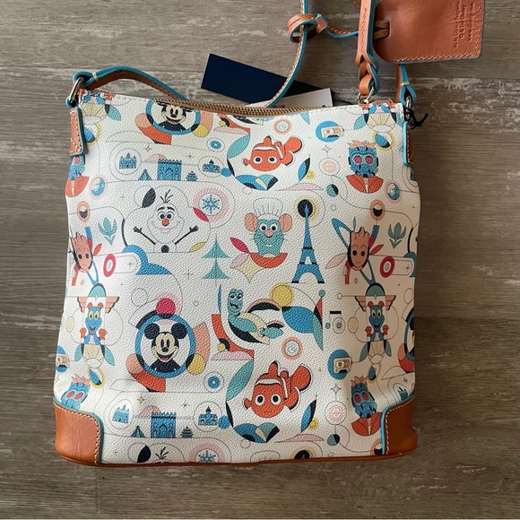NWT Disney Dooney and Bourke Epcot Re-imagined Crossbody Bag Purse 2023/2024 - Picture 5 of 10